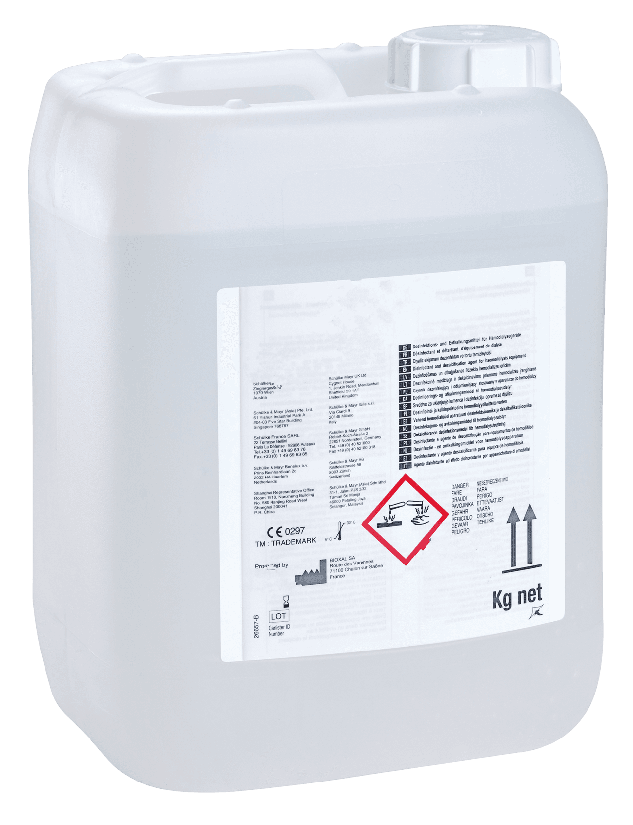 Désinfectant pour la salle de Traitement d'Eau